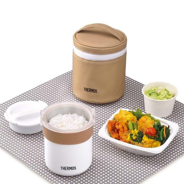 Термос-рисоварка THERMOS JBS-360 (Белый / Бежевый)